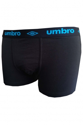 Pánske boxerky Umbro 716 čierna/tyrkys